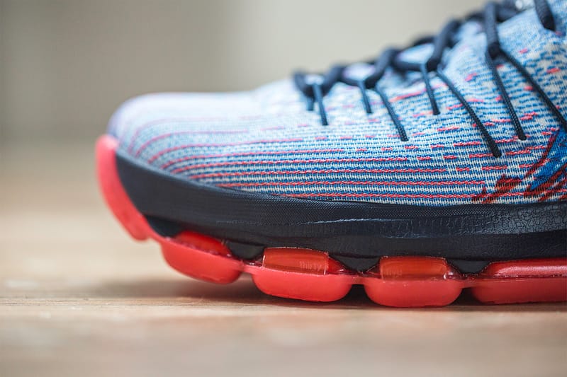 Nike kd 8 blue hotsell and orange