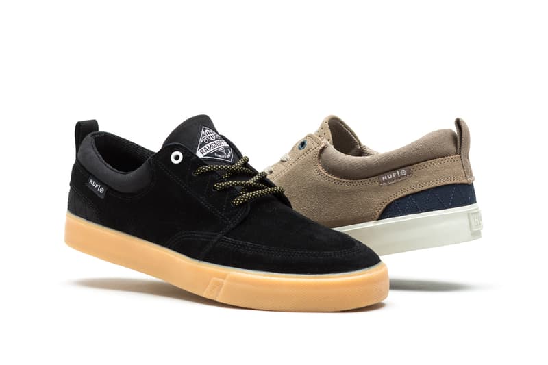 yellow huf shoes