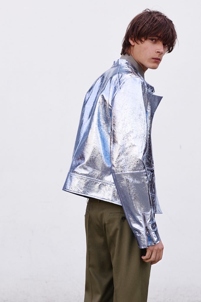 John Galliano ダブルジップ ジャケット Vintage JOHN GALLIANO Mixed Materials Patchwork Zipper