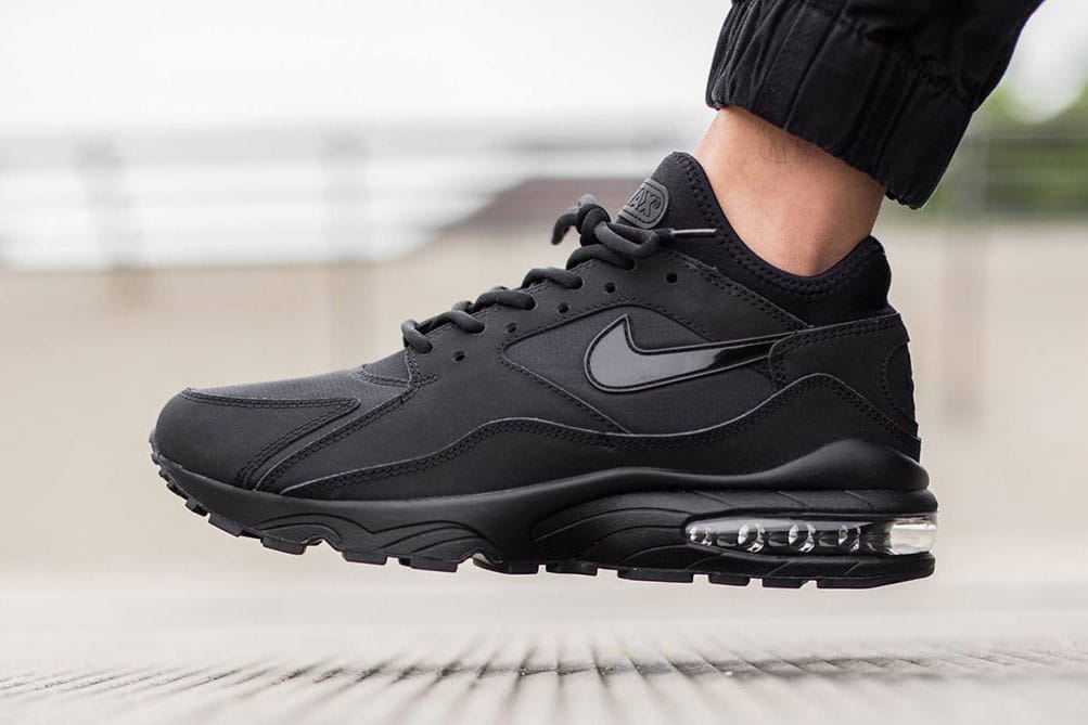 Nike's Air Max 93 is the latest silhouette to get the all-black color treatment.