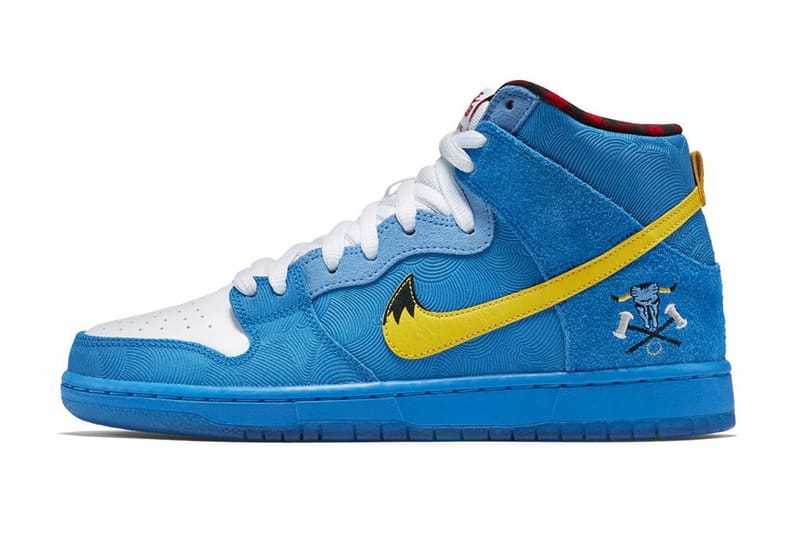 Familia x nike sb dunk high blue ox sale