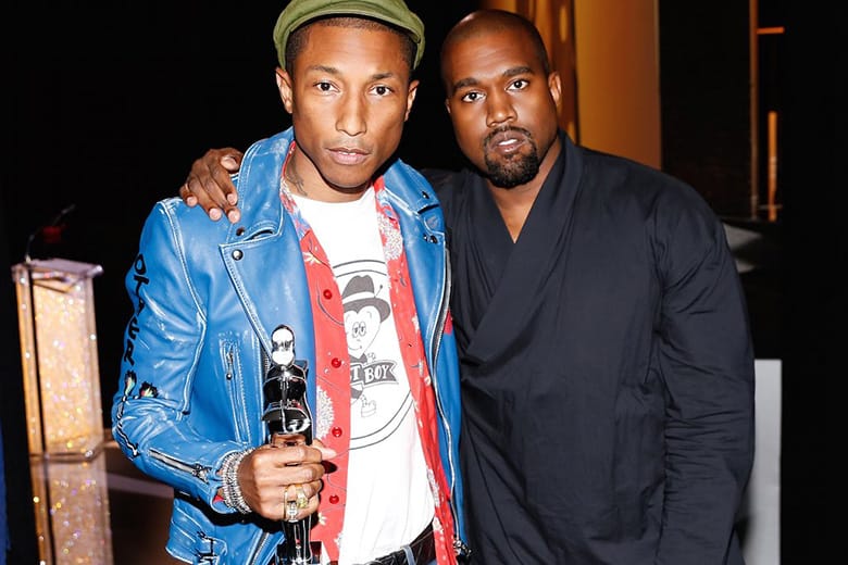 Pharrell Williams' Fashion Icon Award Presented by Kanye West at 2015 CFDA  Awards