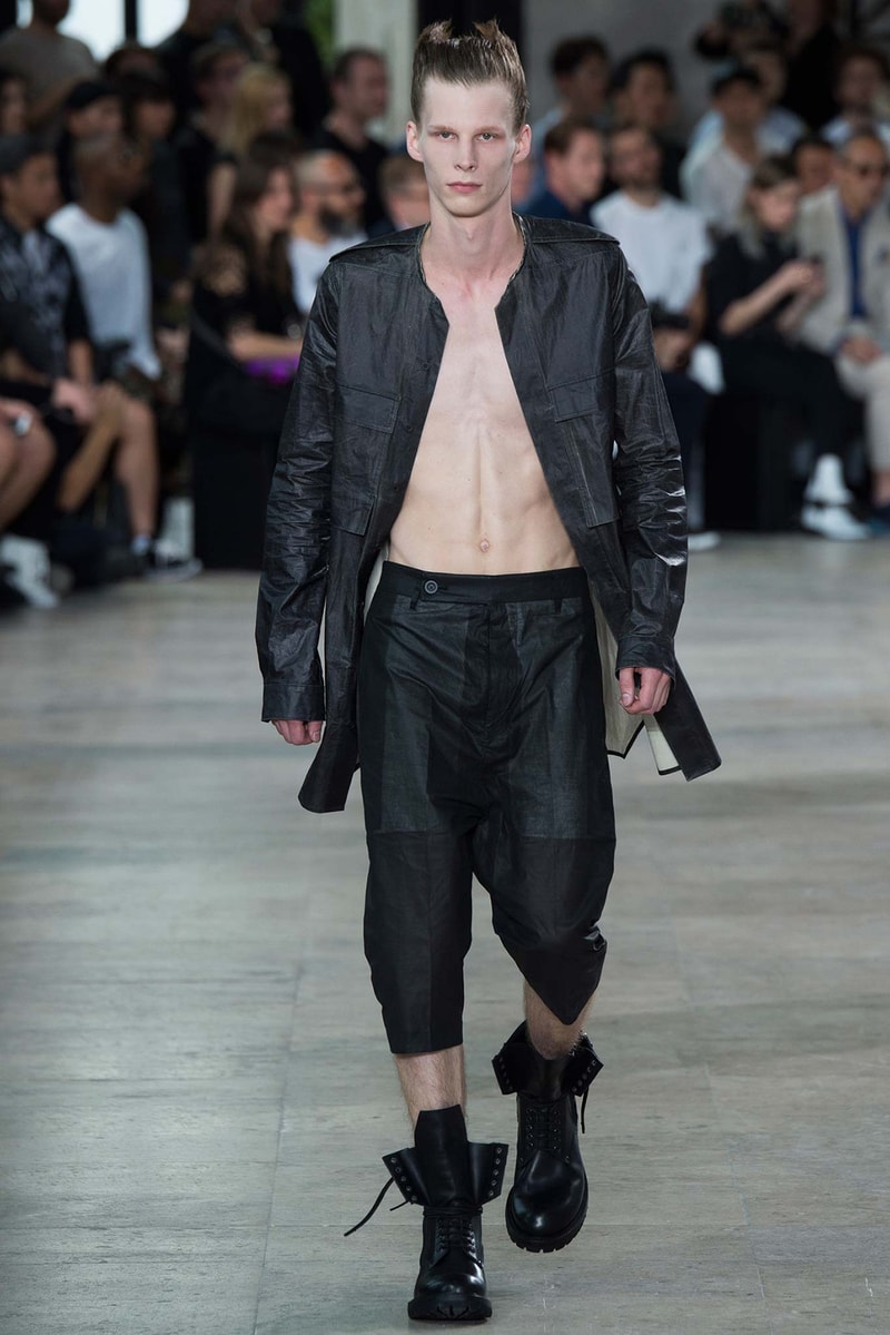 Rick Owens 2016 Spring Summer Fashion Collection 