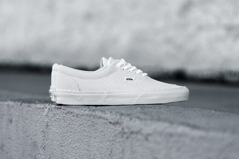 vans leather true white