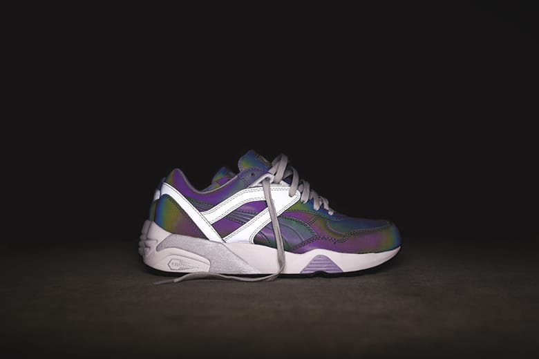 Vashtie and PUMA Team Up On R698 Model In Gray/Violet | Hypebeast