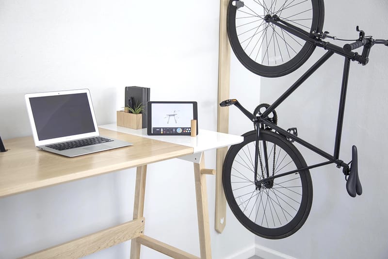 ARTIFOX Standing Desk and Bike Rack Hypebeast