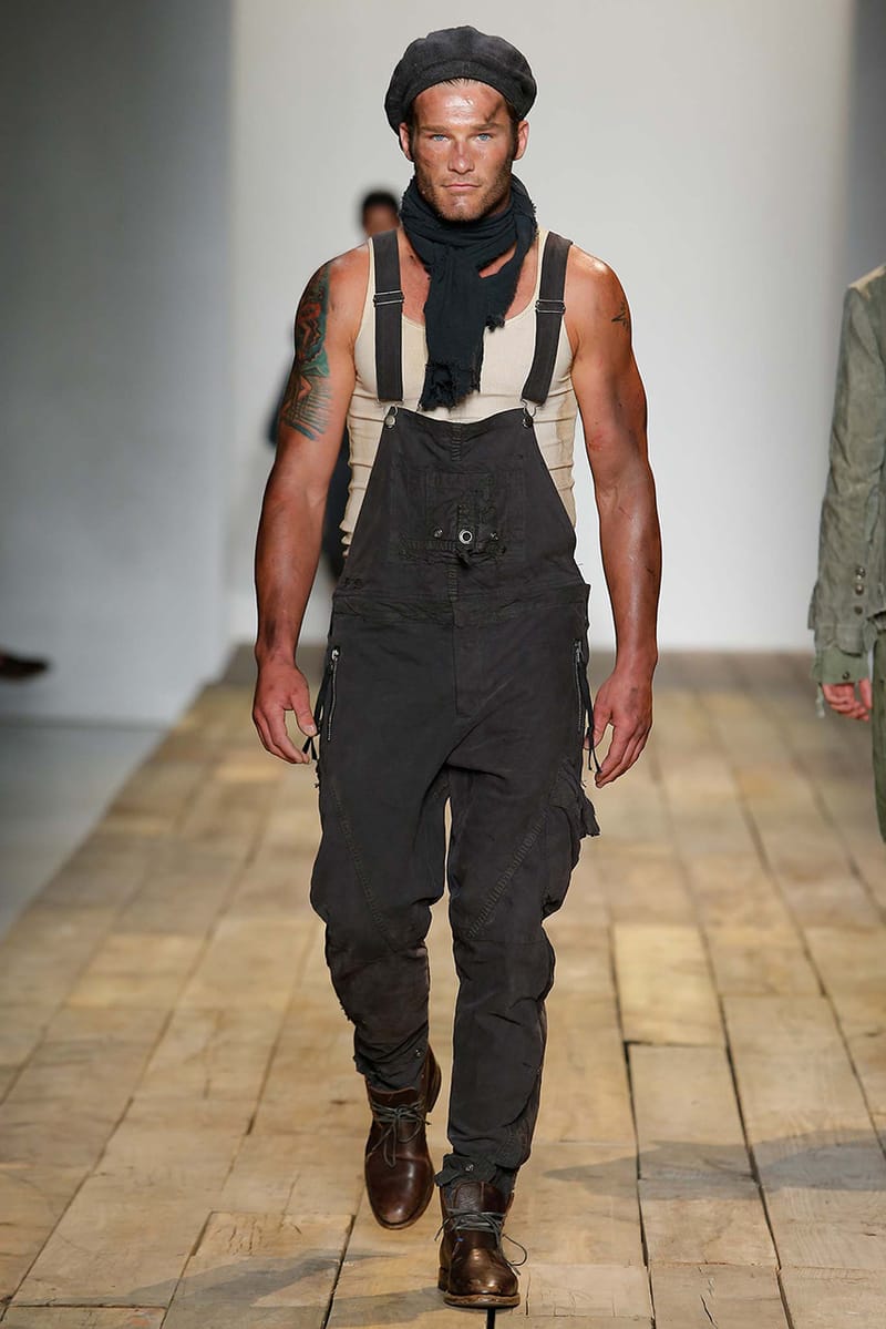 美品Greg Lauren DENIM OVERALL TRACK JACKET