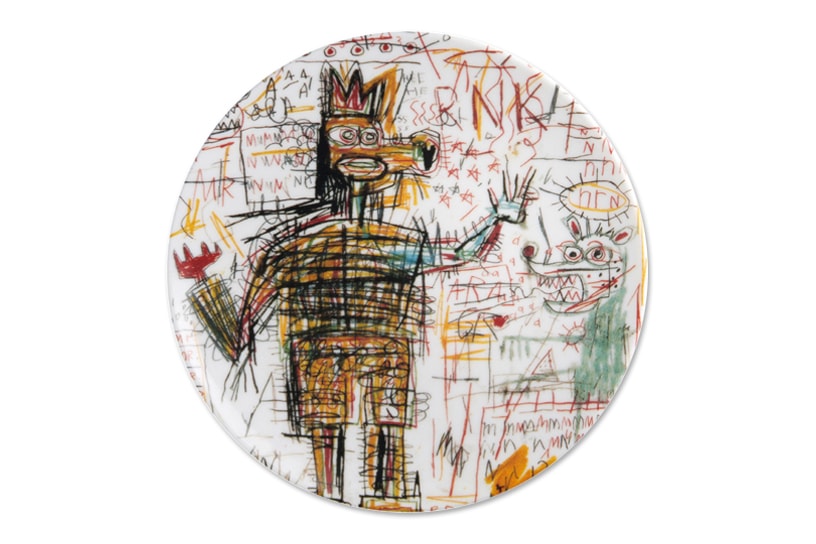 Фарфоровые тарелки Jean-Michel Basquiat x Ligne Blanche 2015