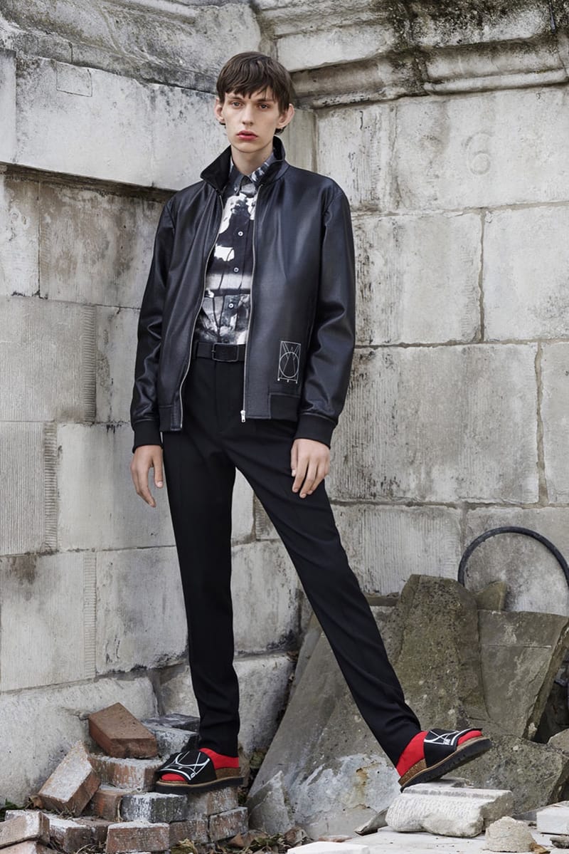 Mcq alexander mcqueen leather on sale jacket