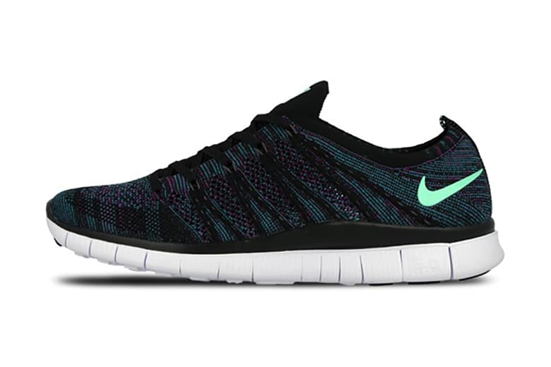 nike free flyknit nsw black