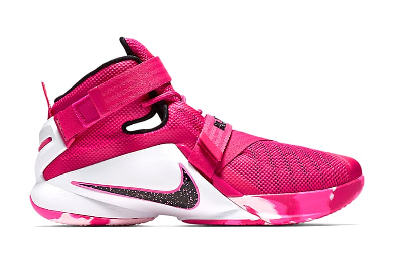 pink lebron 13