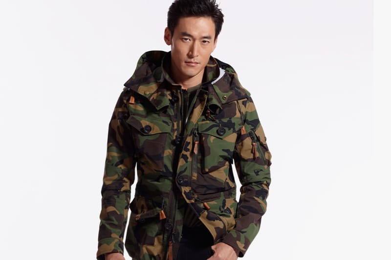 Ralph lauren camo hooded utility jacket hotsell