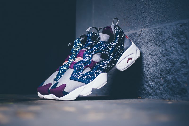 Reebok Instapump Fury Grey Indigo Orchard Sneaker Hypebeast