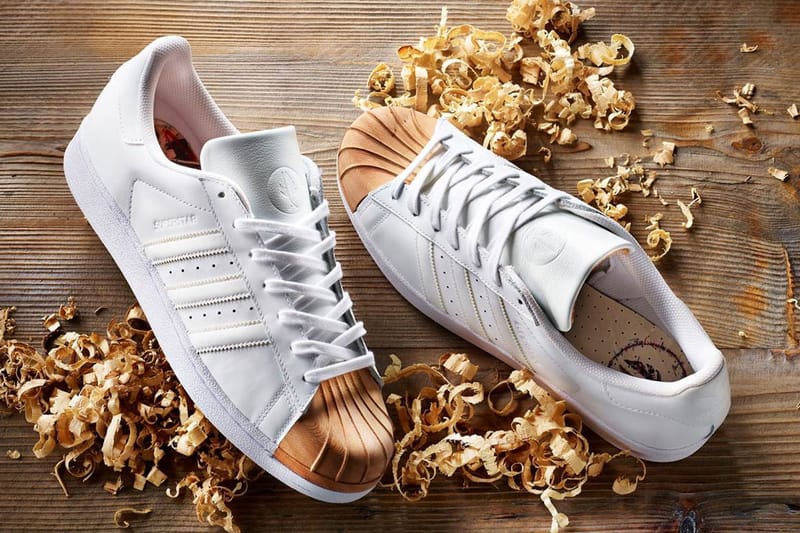 Wooden Shell Toe adidas Superstars in Collaboration With Afew and