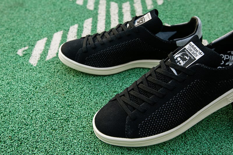 Adidas stan smith store primeknit reflective black