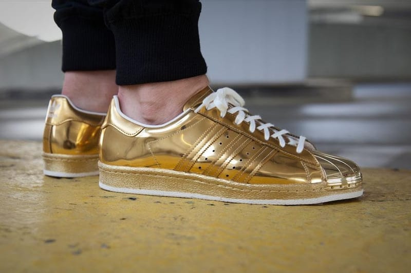 Adidas superstar gold on sale 2015