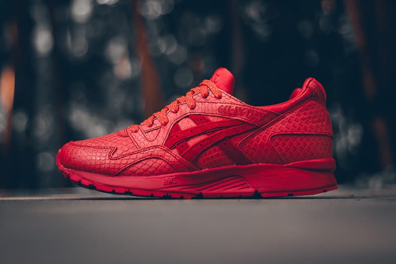 All red asics gel lyte v on sale