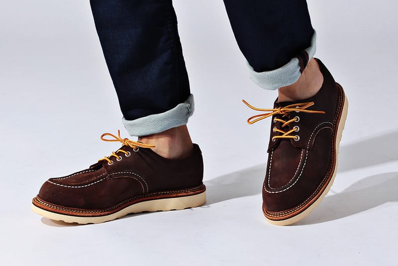 Red wing oxford moc toe sale