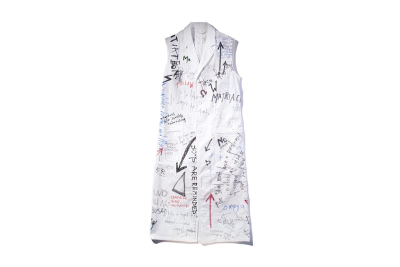 Raf simons sale graffiti lab coat