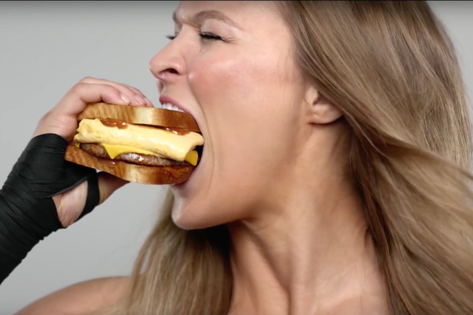 Ronda Rousey Carls Jr. Commercial Hypebeast