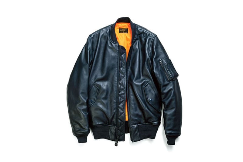 uniform experiment x Alpha Industries 2015 Fall/Winter Leather MA-1