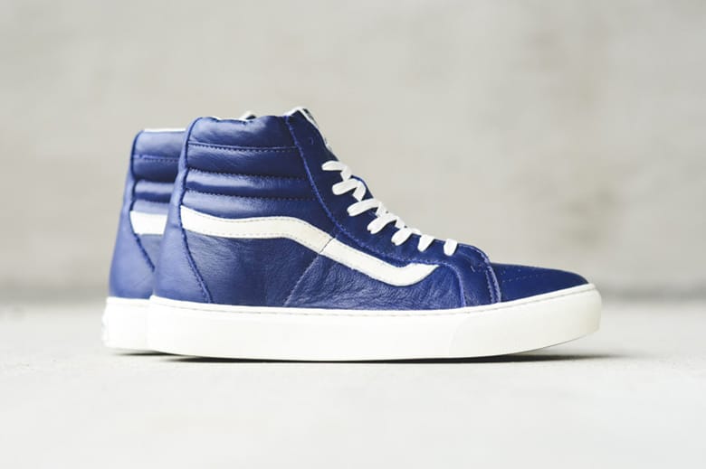 Vans sk8 hi canvas hotsell patriot blue