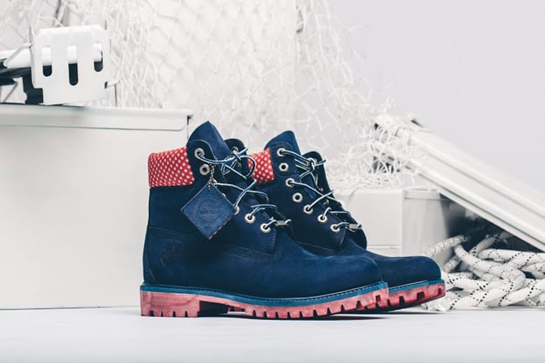 Red and store blue timberlands