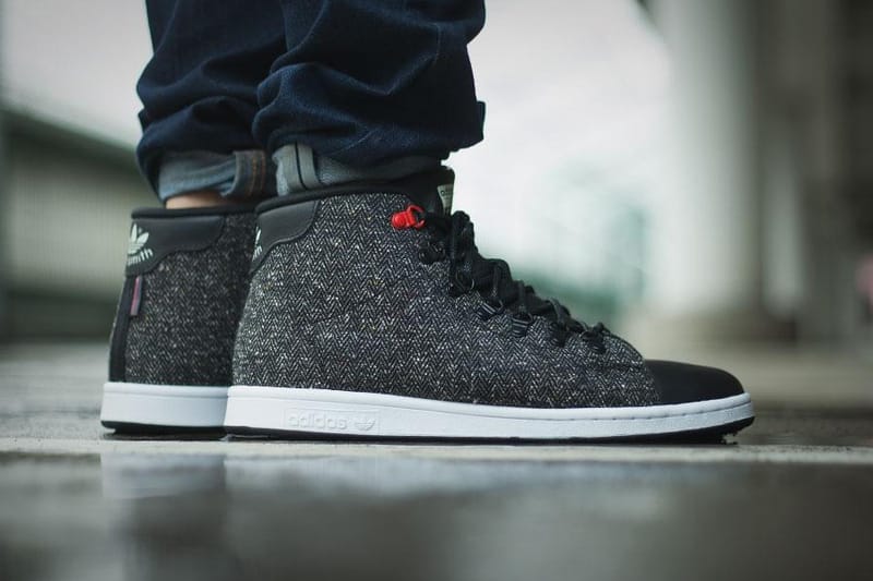 Stan smith shop black high top