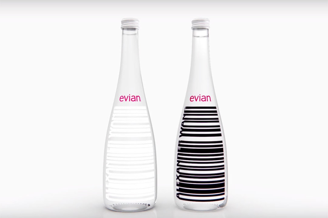 Александр Ван привлечен компанией Evian для разработки нового дизайна бутылки