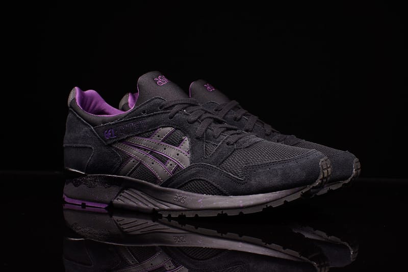 Black and purple deals asics