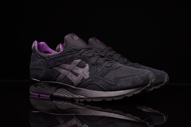 asics black purple