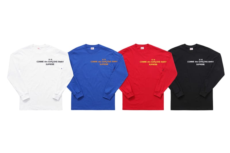 COMME des GARCONS SHIRT Supreme 2015 Fall Winter Collection 