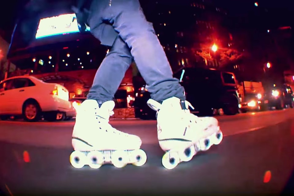 Pro Skater Julian Bah Lights up Atlanta With GlowintheDark Rollerblades Hypebeast
