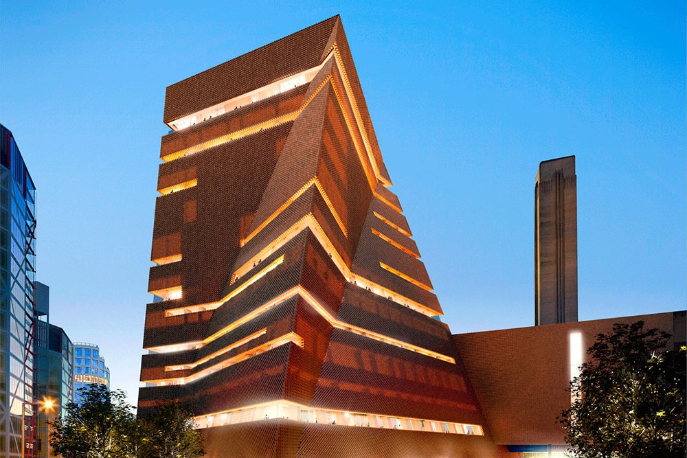 Взгляд на новую галерею Tate Modern, спроектированную Herzog & de Meuron