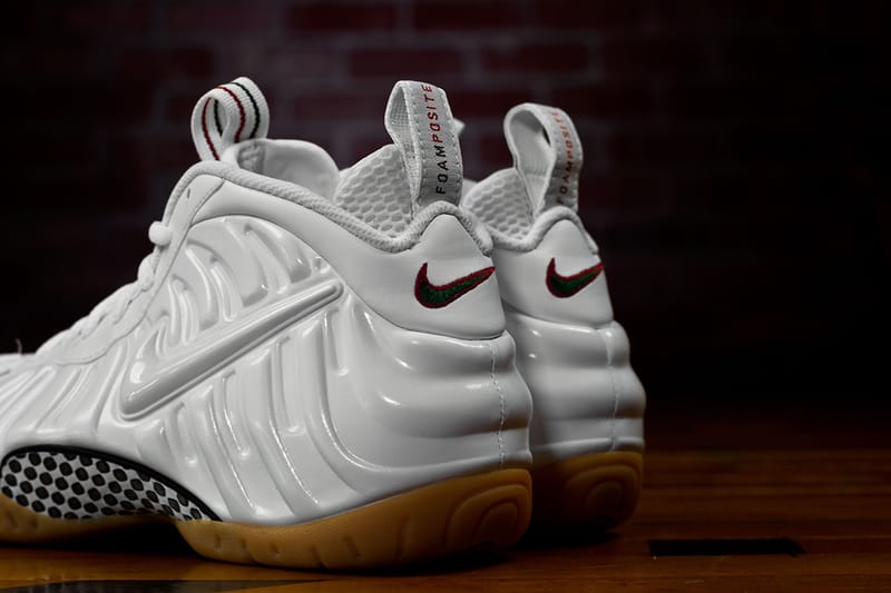 Gucci store foamposite white