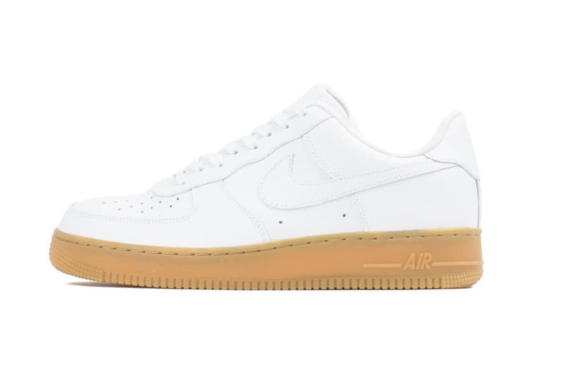 white gum bottom air force 1