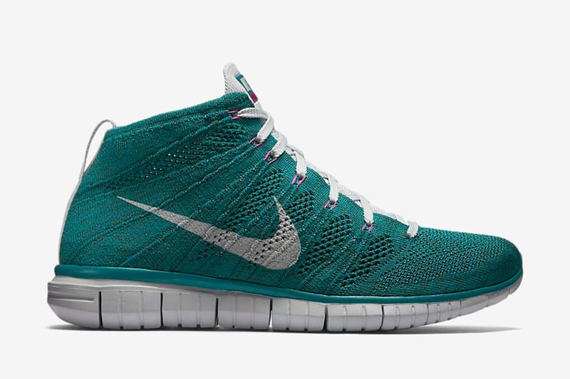 Nike free flyknit chukka mineral teal hotsell