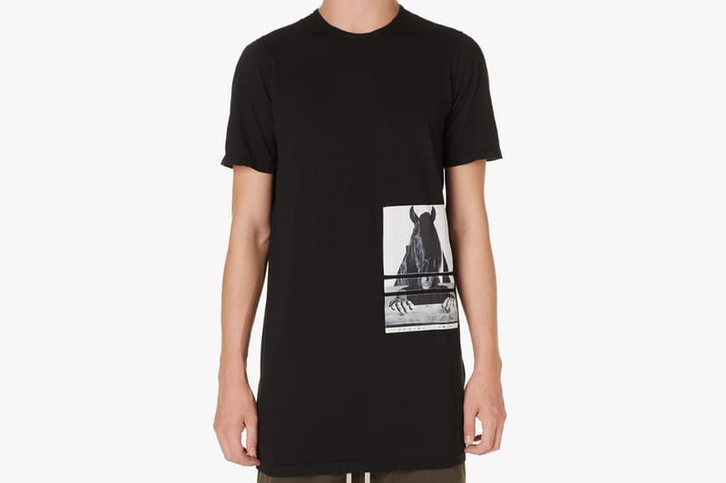 rick owens horse shirt