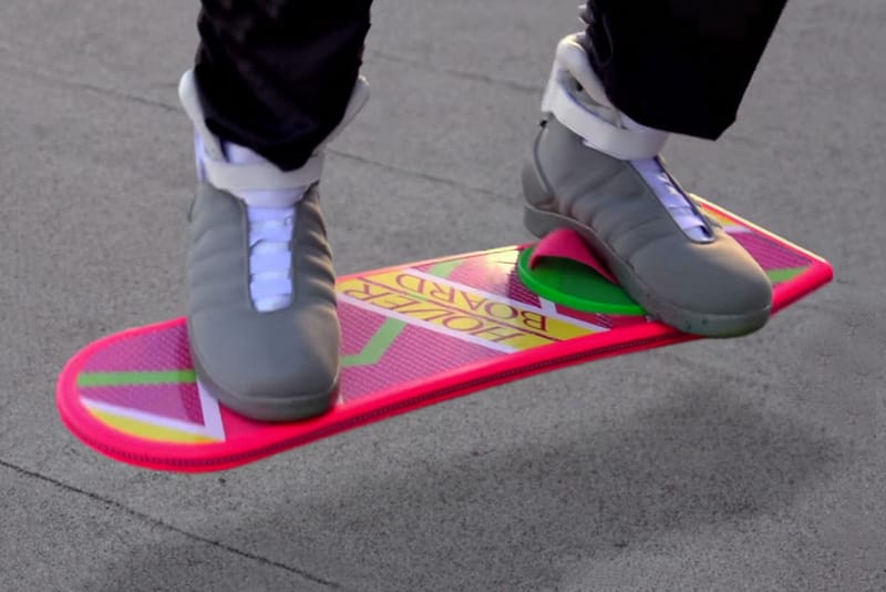 Flying skateboard back to the future sale