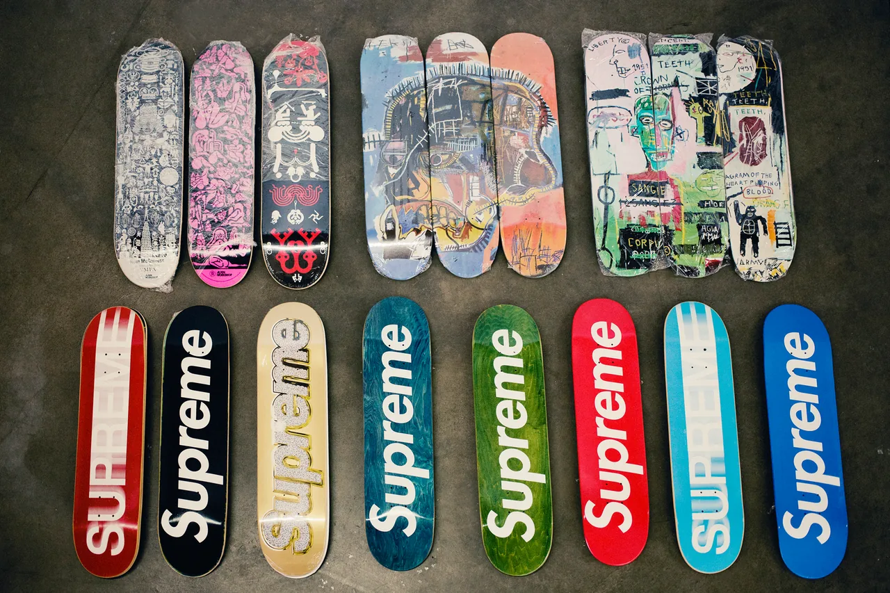 Supreme deck hotsell on wall