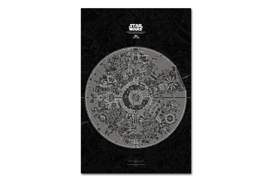 Чертеж «Звезды Смерти II» — последний постер «Звездных войн», который вам когда-либо понадобится