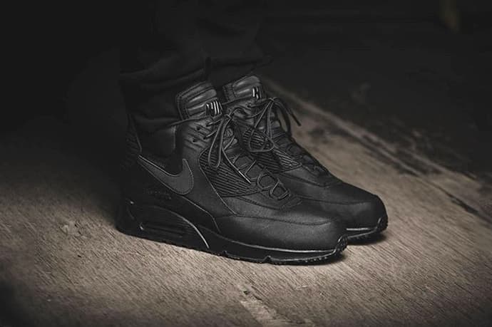 nike air max 90 sneakerboot winter black