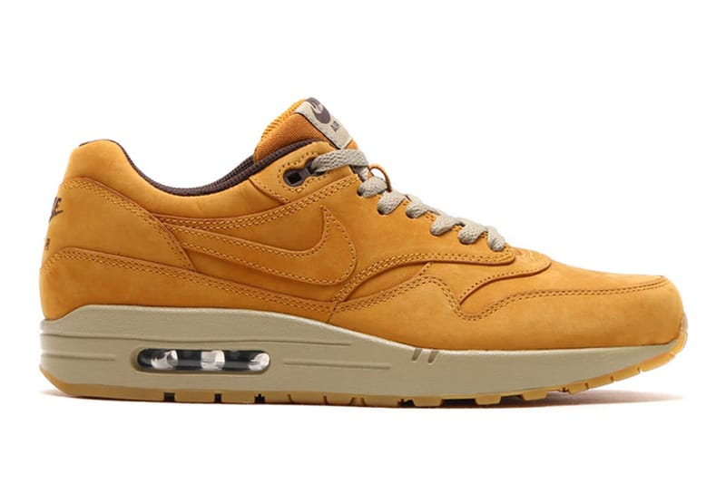 Nike air max 1 leather premium 'wheat pack' bronze sale baroque brown