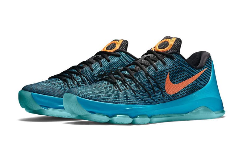 Nike kd cheap blue and orange