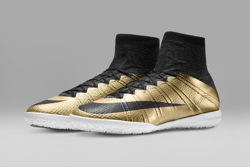 Nike mercurial indoor fashion gold