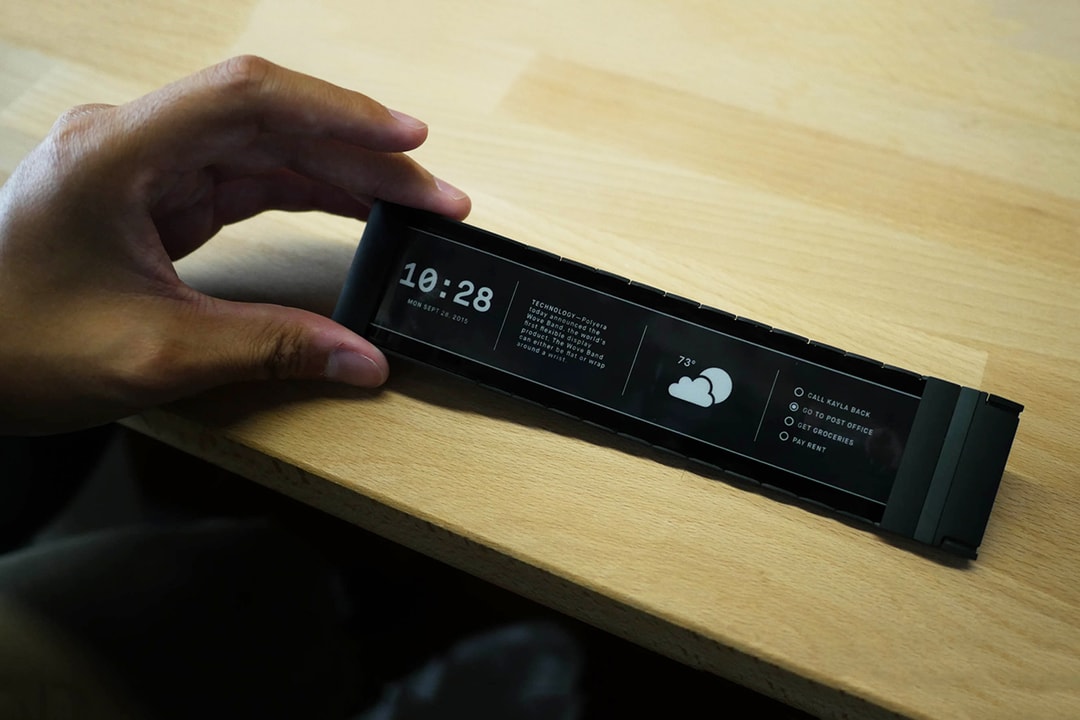 Wove Band переосмысливает умные часы благодаря гибкому экрану