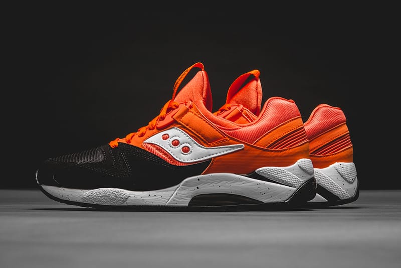 Saucony grid outlet 9000 black orange