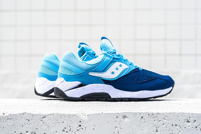 Saucony grid 9000 womens on sale blue