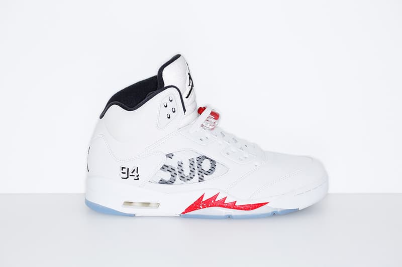 supreme x air jordan 5