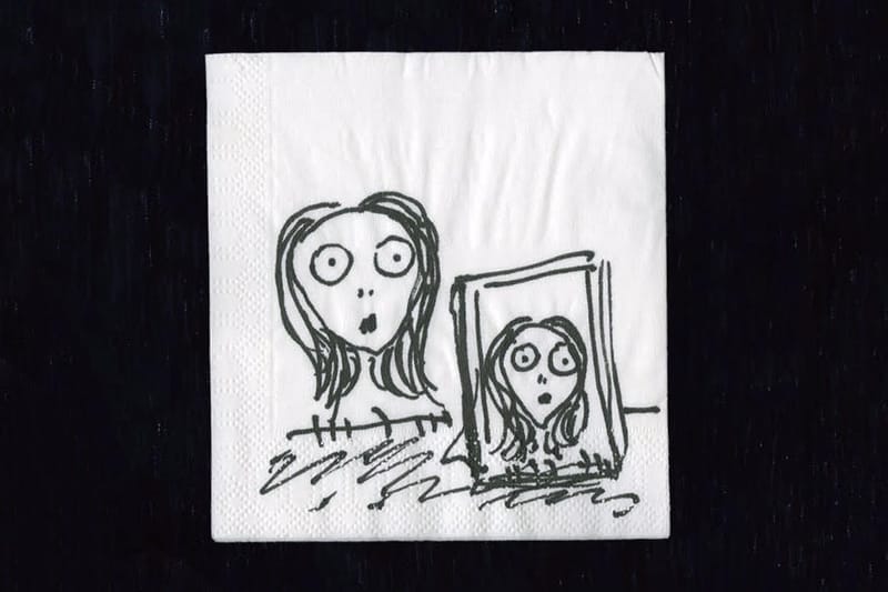 The Napkin Art of Tim Burton Book Hypebeast